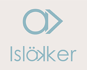 Logo Isläkker ijssalon ice salon scandinavian scandinavisch